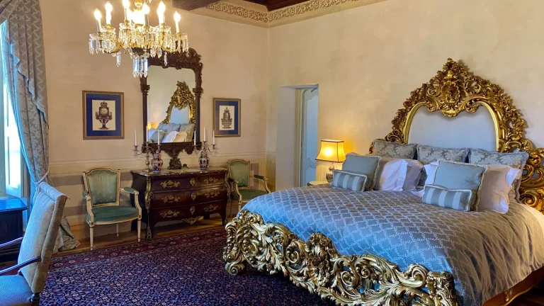 Venetian suite at Castello di Casalborgone