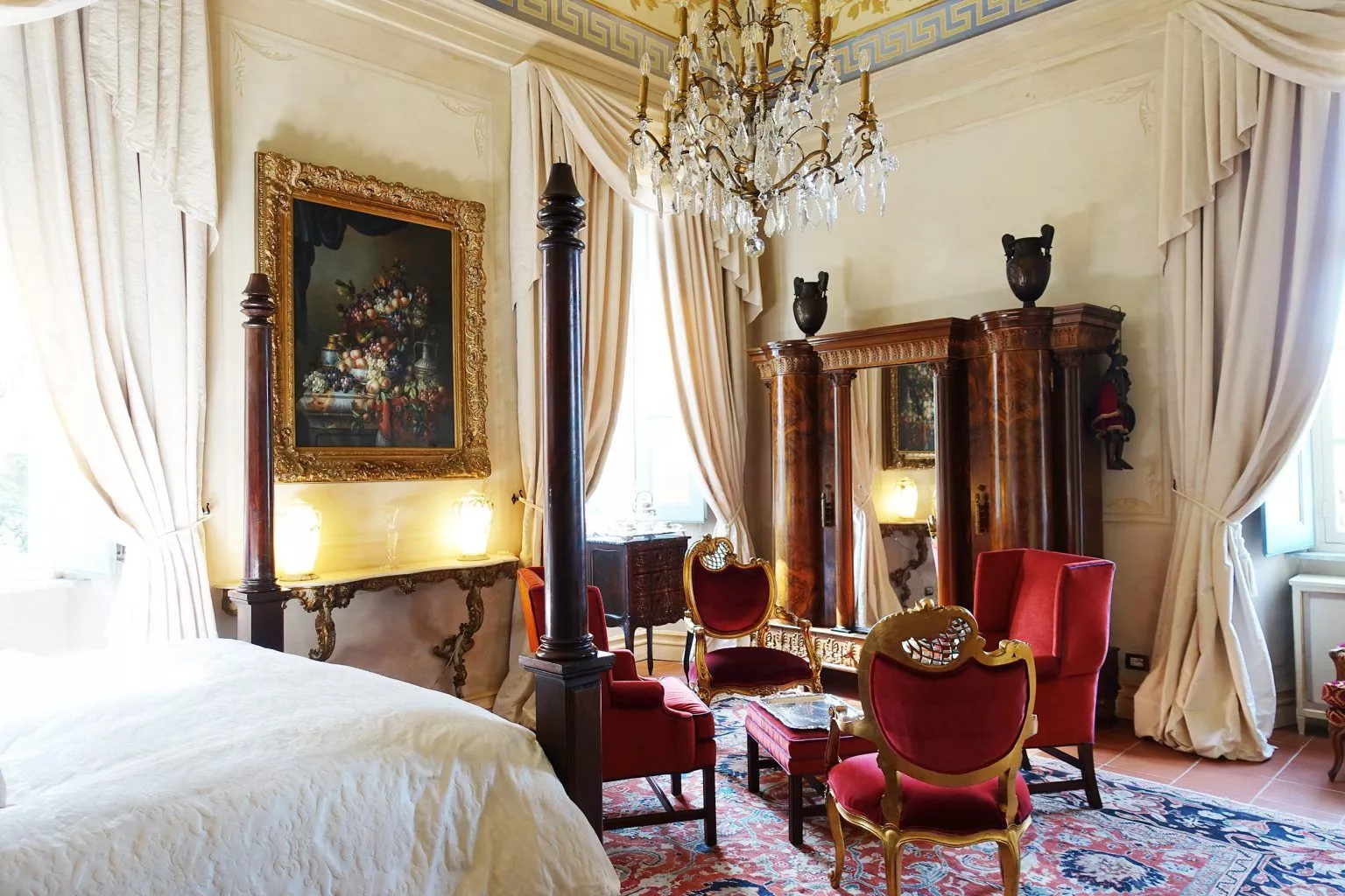 Dukes room at Castello di Casalborgone